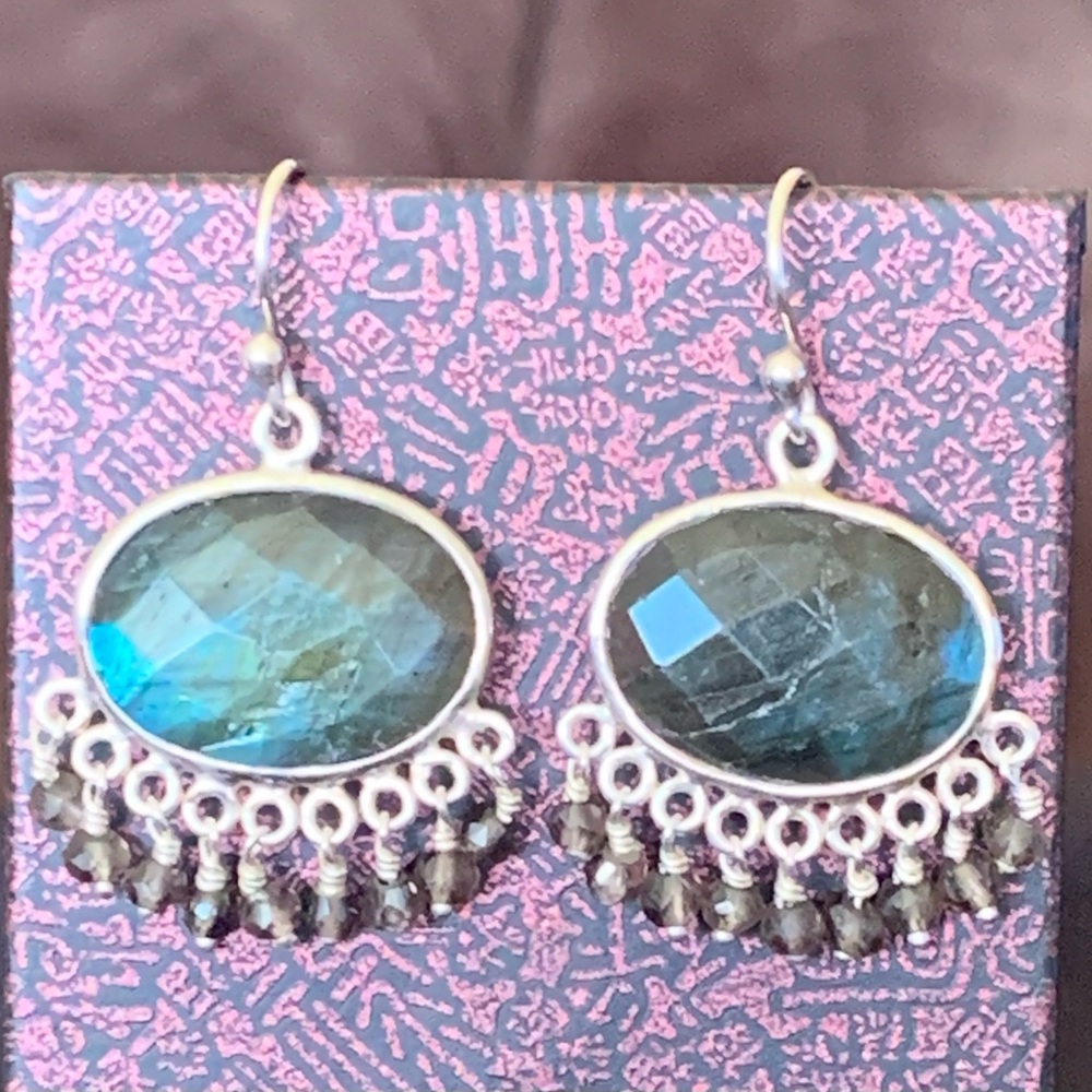Labradorite Dangle Earrings